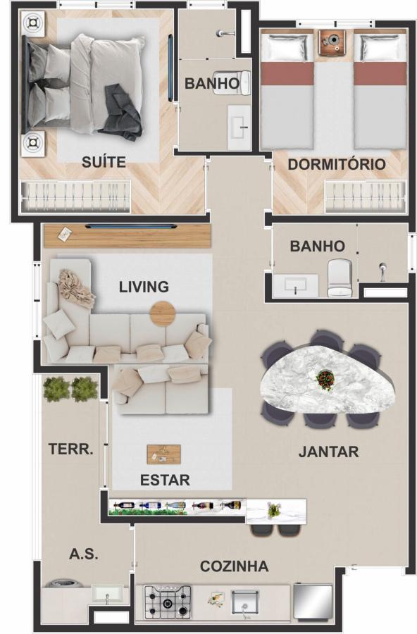 Apartamento à venda com 2 quartos, 46m² - Foto 35