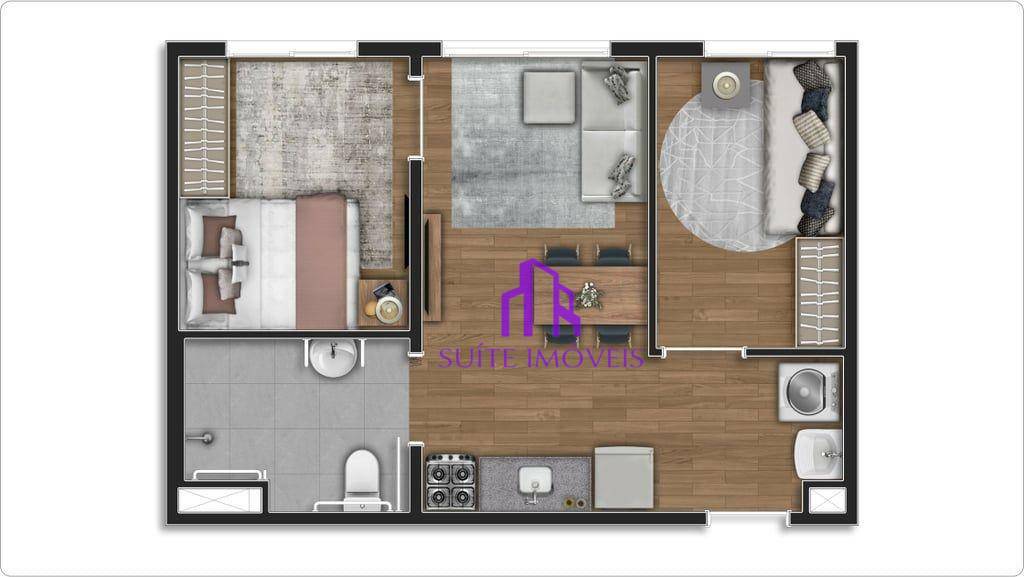 Apartamento à venda com 2 quartos, 37m² - Foto 23