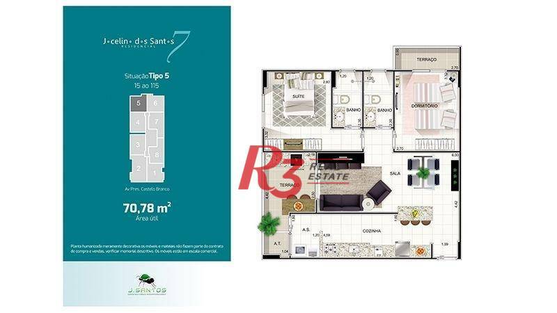 Apartamento à venda com 2 quartos, 70m² - Foto 8