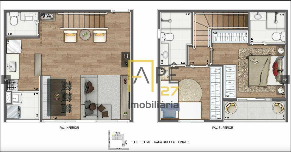 Apartamento à venda com 2 quartos, 67m² - Foto 33