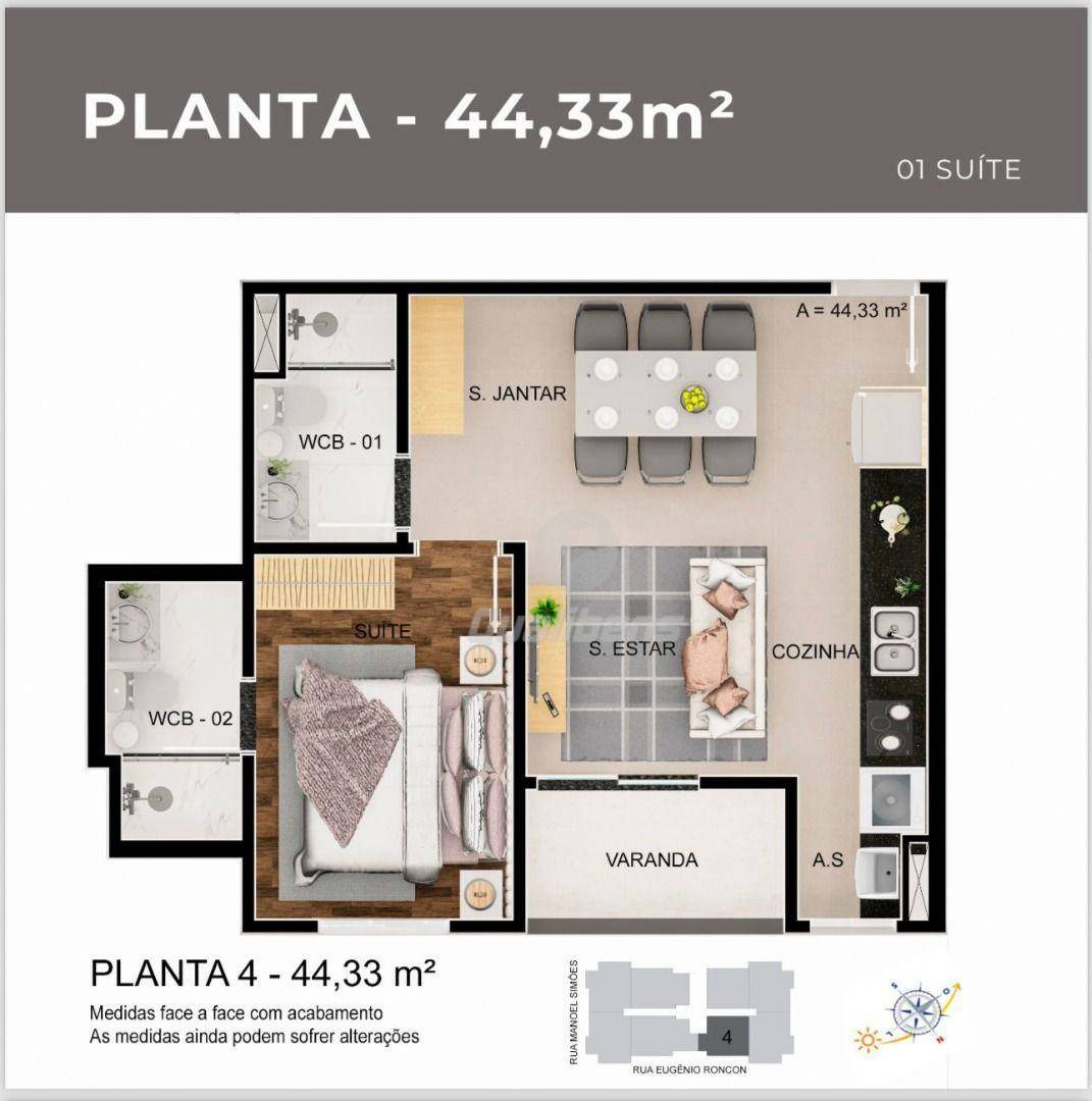 Apartamento à venda com 2 quartos, 50m² - Foto 18