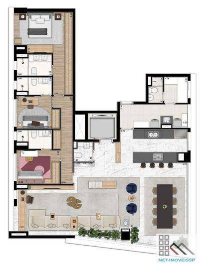 Apartamento à venda com 3 quartos, 185m² - Foto 19