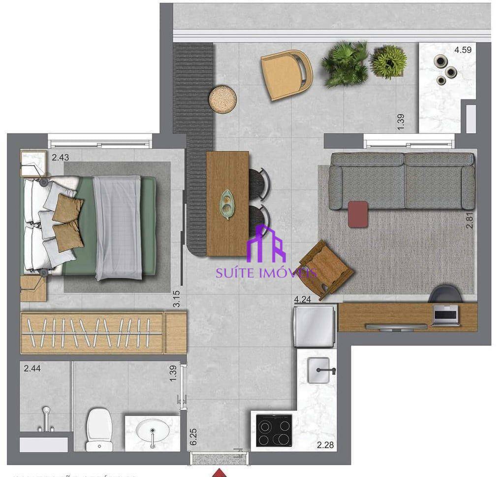 Apartamento à venda com 2 quartos, 46m² - Foto 30