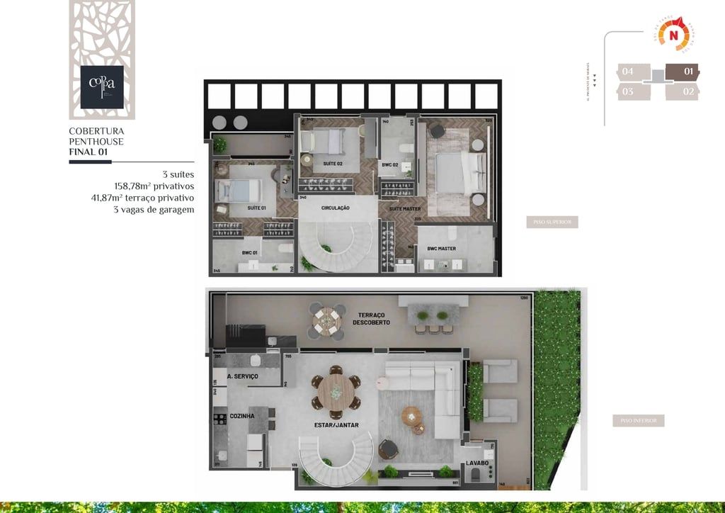 Apartamento à venda com 3 quartos, 120m² - Foto 37