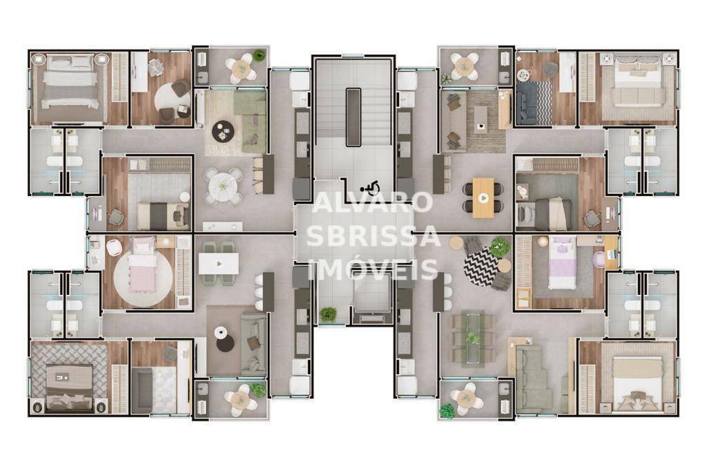 Apartamento à venda com 3 quartos, 74m² - Foto 12