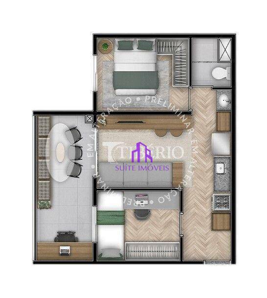 Apartamento à venda com 2 quartos, 45m² - Foto 22