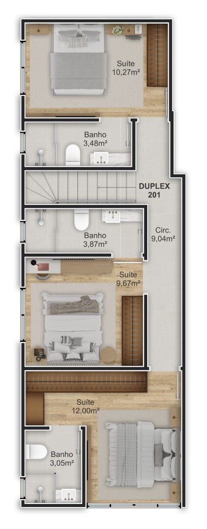 Apartamento à venda com 2 quartos, 70m² - Foto 9