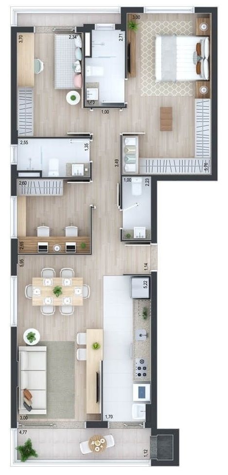 Apartamento à venda com 3 quartos, 100m² - Foto 16