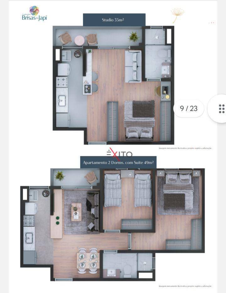 Apartamento à venda com 1 quarto, 34m² - Foto 24