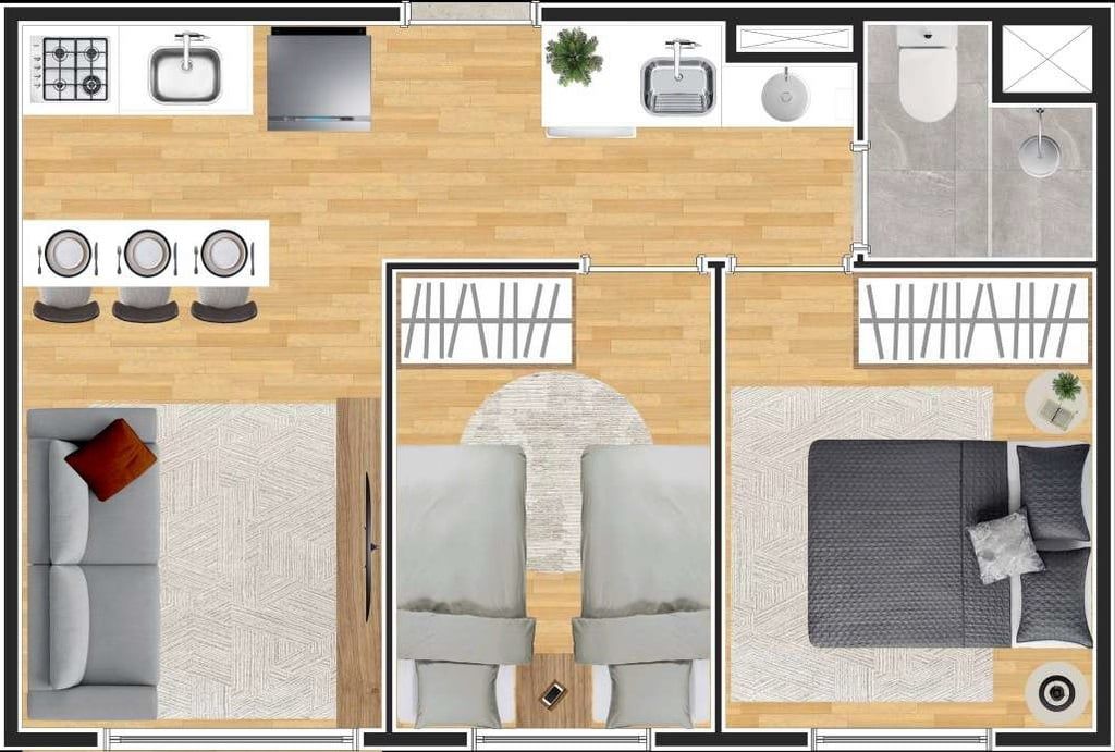 Apartamento à venda com 3 quartos, 48m² - Foto 34