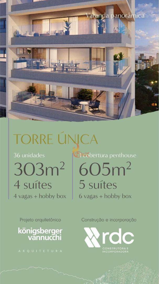 Apartamento à venda com 4 quartos, 303m² - Foto 1