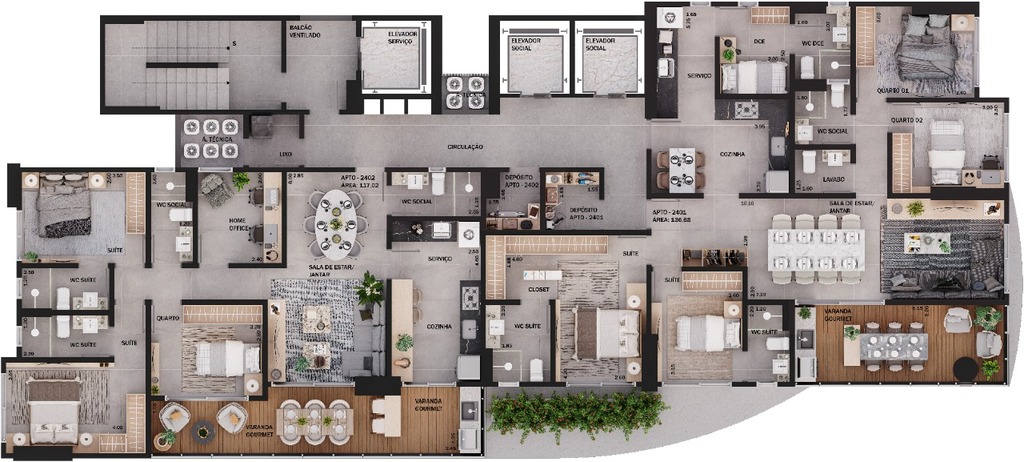 Apartamento à venda com 3 quartos, 9482m² - Foto 16