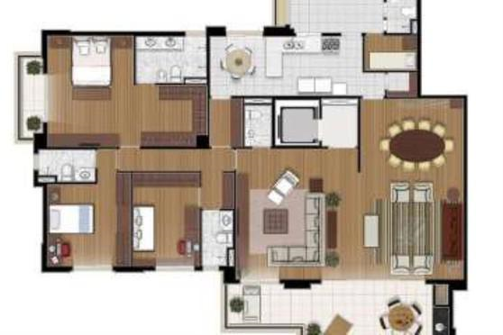 Apartamento à venda com 4 quartos, 231m² - Foto 10