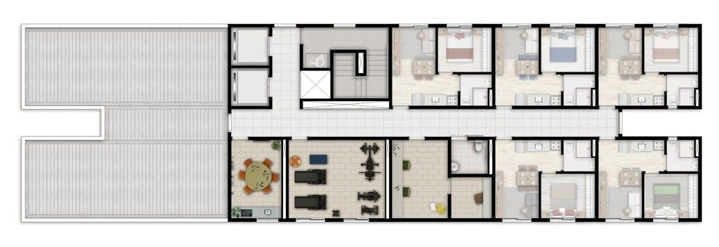 Apartamento à venda com 1 quarto, 25m² - Foto 3