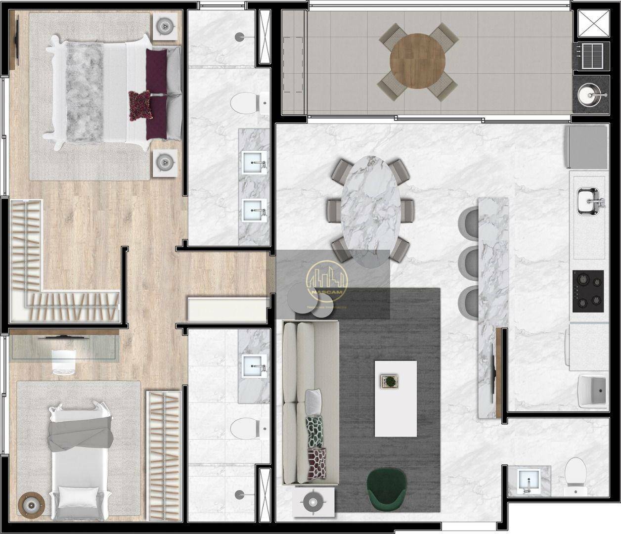 Apartamento à venda e aluguel com 2 quartos, 87m² - Foto 53