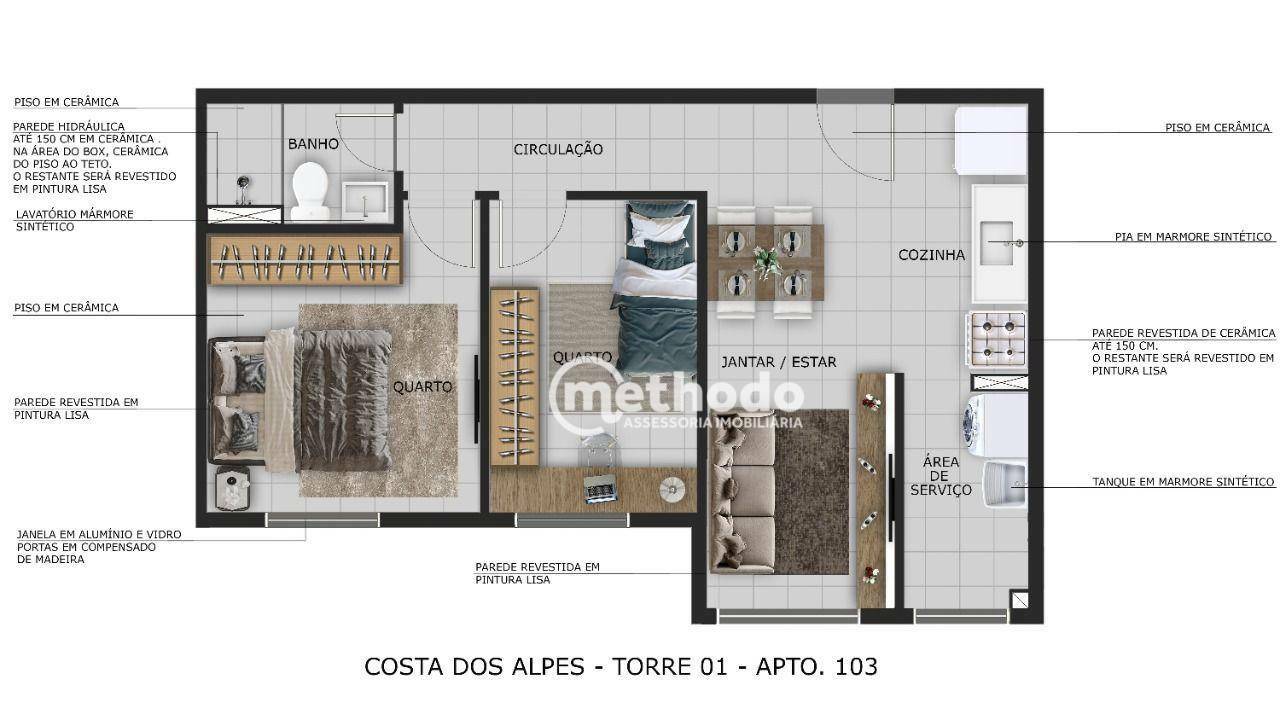 Apartamento à venda com 2 quartos, 39m² - Foto 14