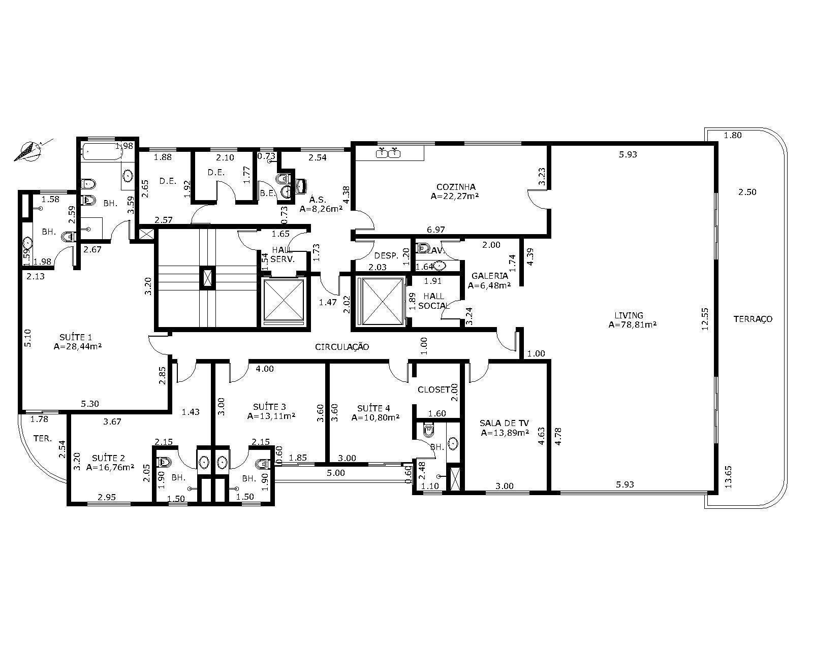 Apartamento à venda com 4 quartos, 327m² - Foto 5