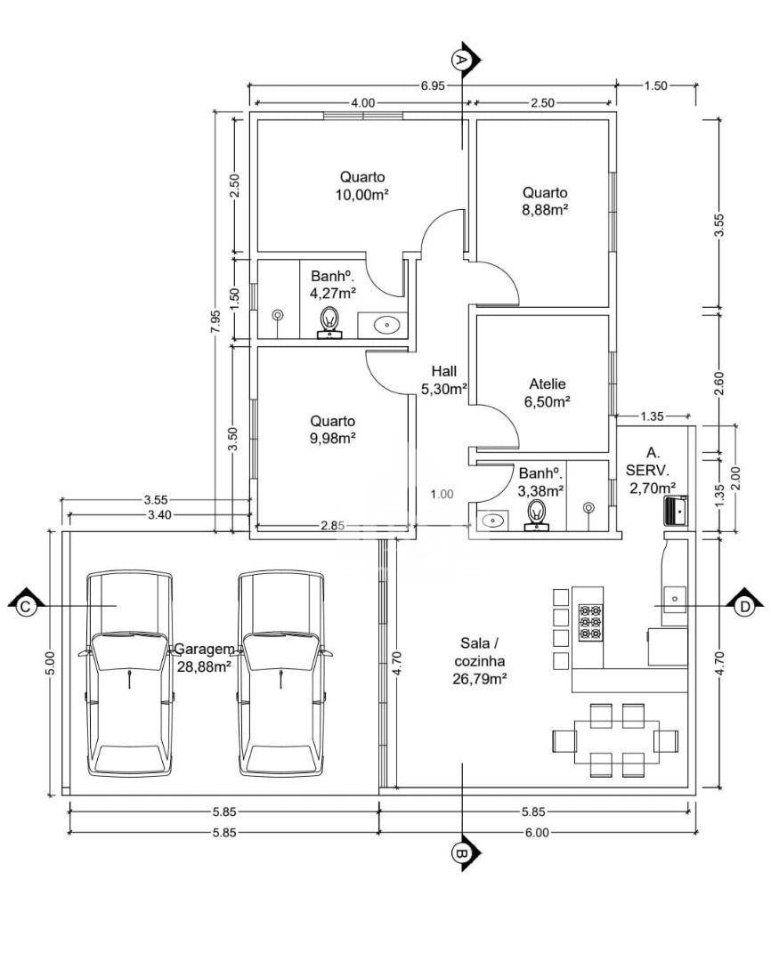Casa de Condomínio, 4 quartos - Foto 2