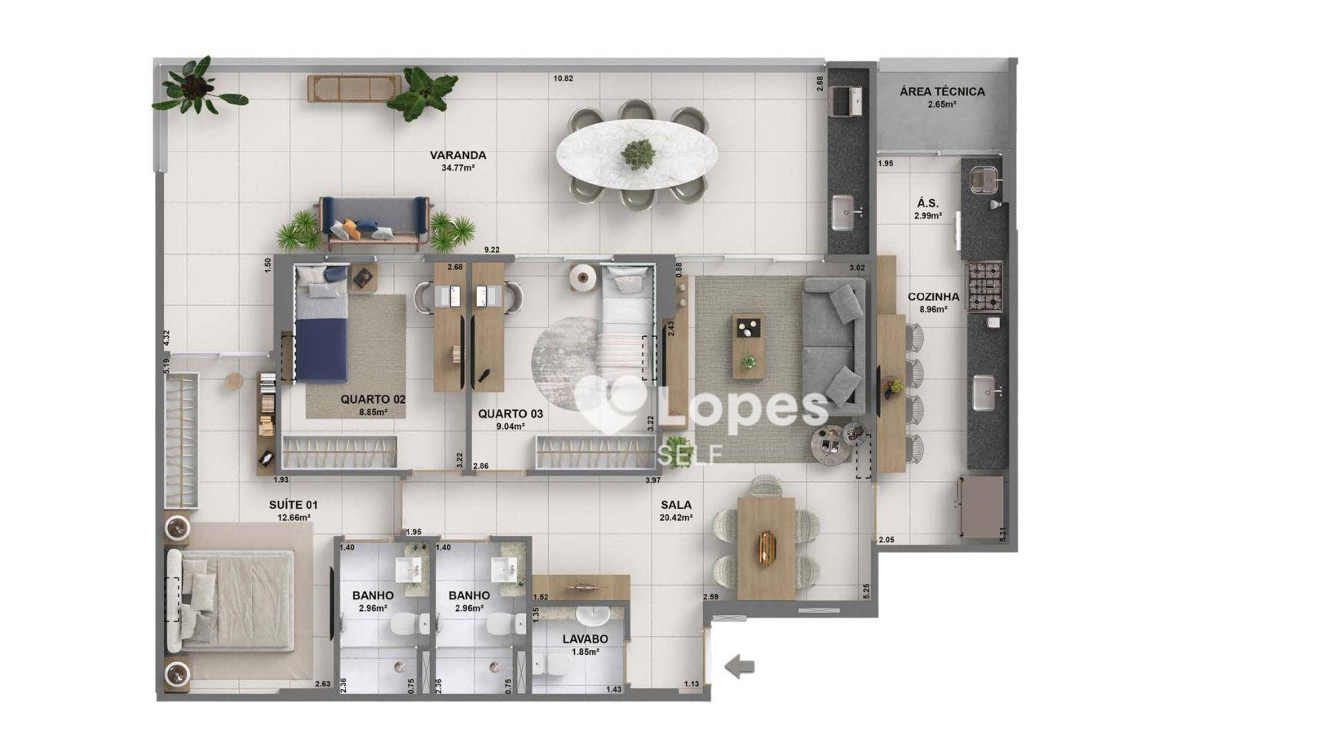 Apartamento à venda com 2 quartos, 88m² - Foto 16