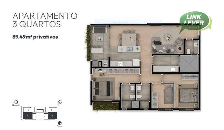 Apartamento à venda com 2 quartos, 64m² - Foto 12