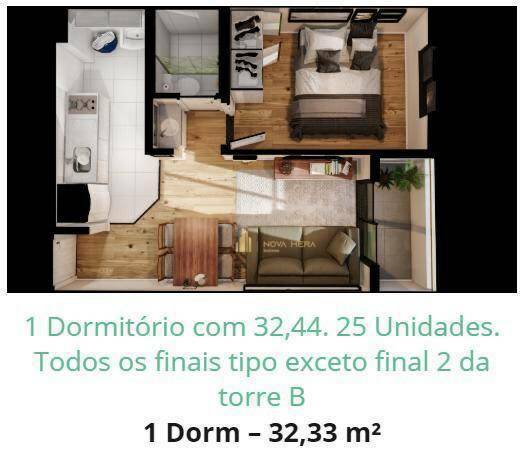 Apartamento à venda com 1 quarto, 53m² - Foto 14