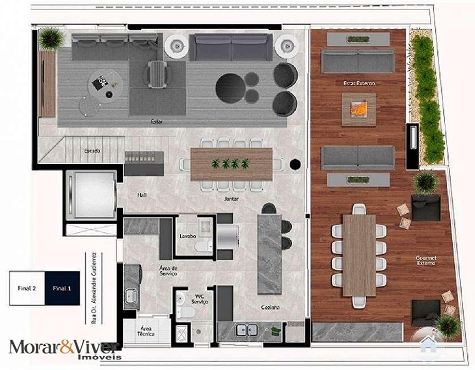 Apartamento à venda com 3 quartos, 153m² - Foto 18