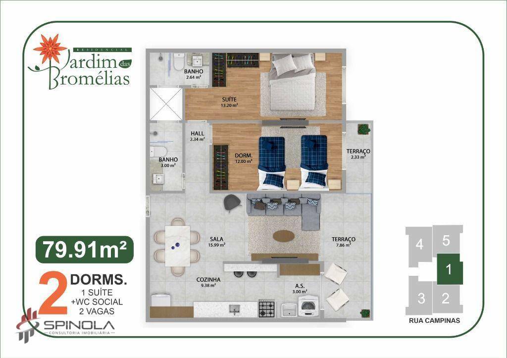 Apartamento à venda com 2 quartos, 79m² - Foto 18