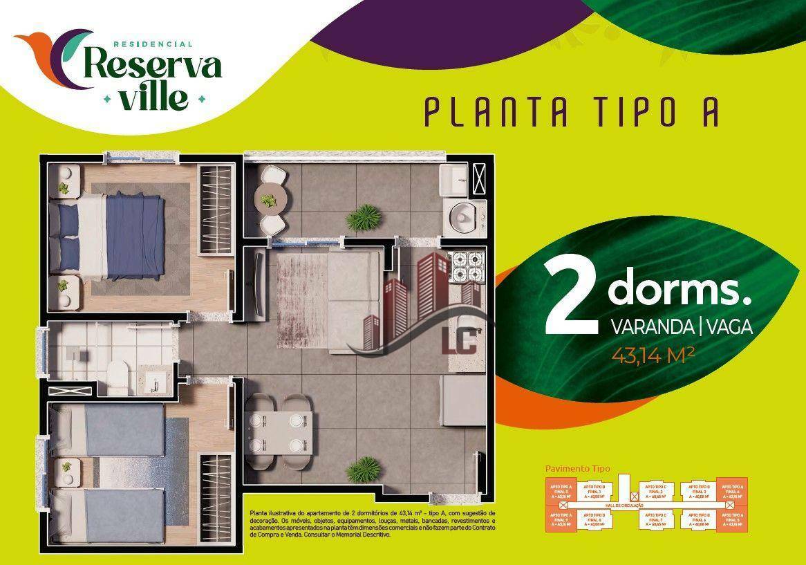 Apartamento à venda com 2 quartos, 54m² - Foto 26