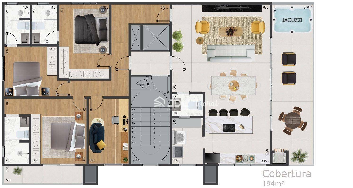 Apartamento à venda com 3 quartos, 109m² - Foto 12