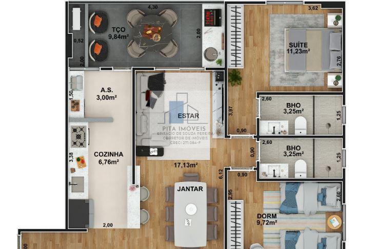 Apartamento à venda com 2 quartos, 68m² - Foto 47