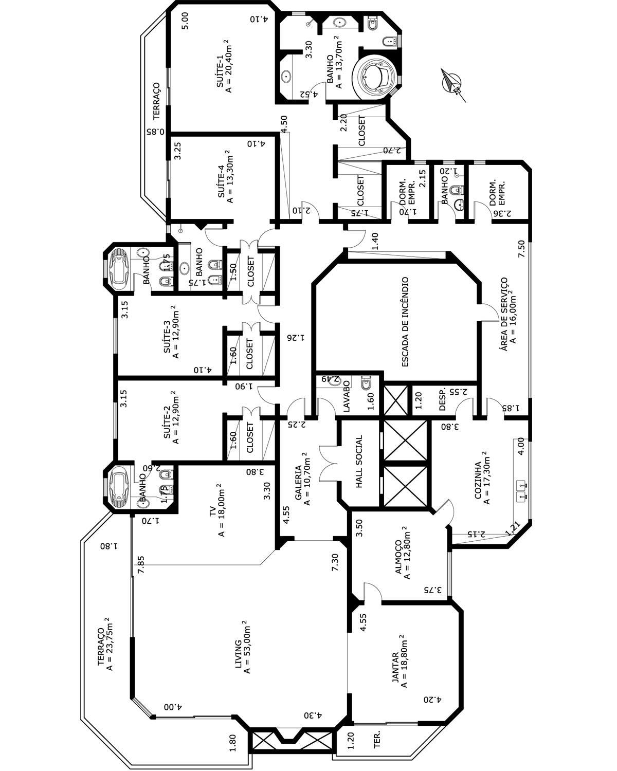 Apartamento à venda com 4 quartos, 312m² - Foto 5