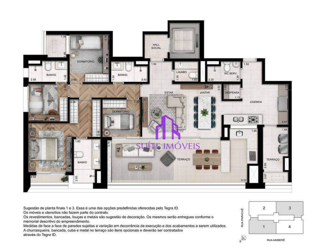 Apartamento à venda com 4 quartos, 157m² - Foto 30