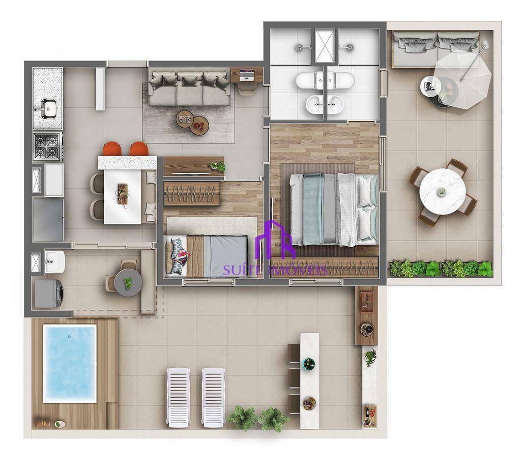 Cobertura à venda com 3 quartos, 70m² - Foto 42