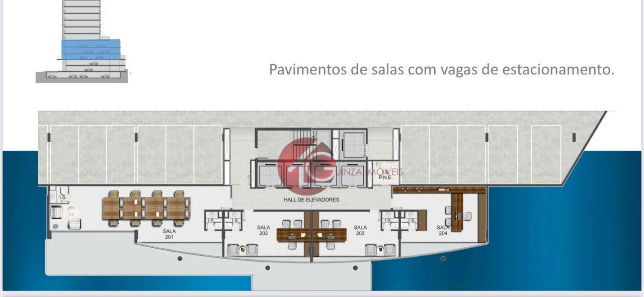 Conjunto Comercial-Sala à venda, 45m² - Foto 3