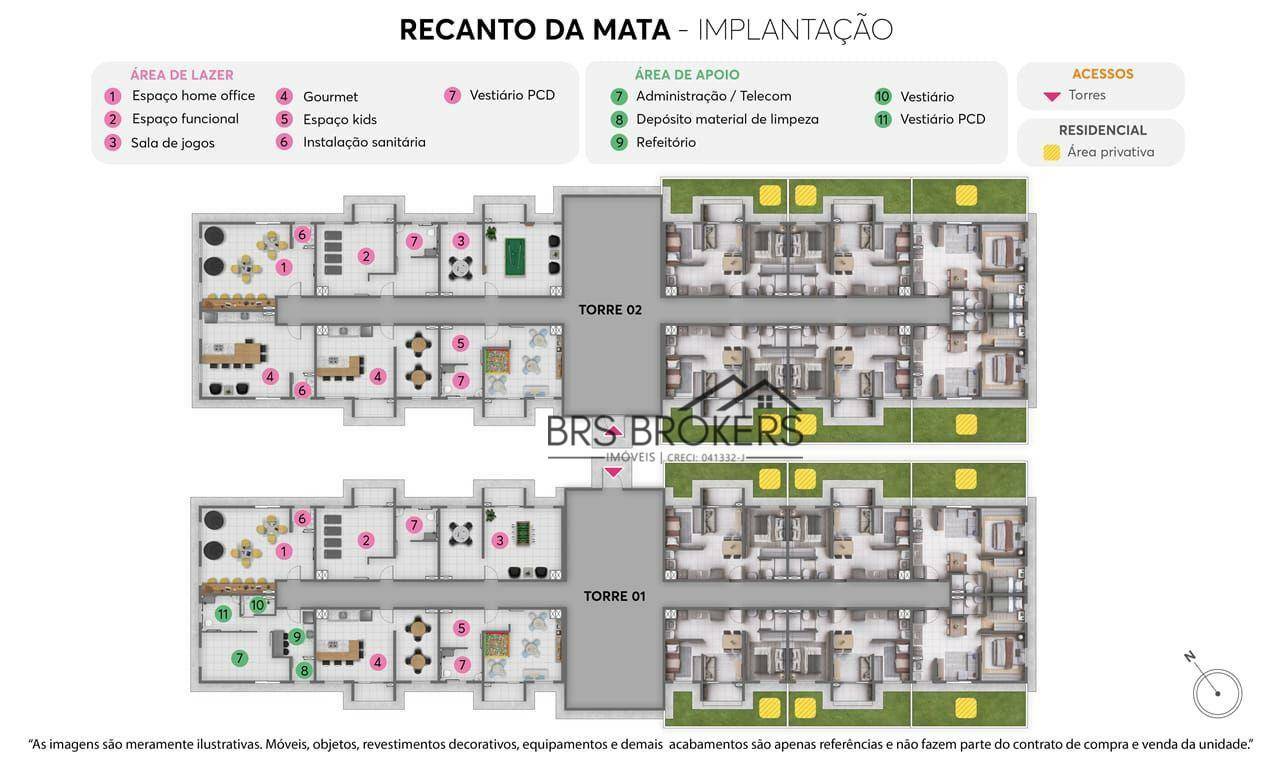 Apartamento à venda com 2 quartos, 35m² - Foto 14