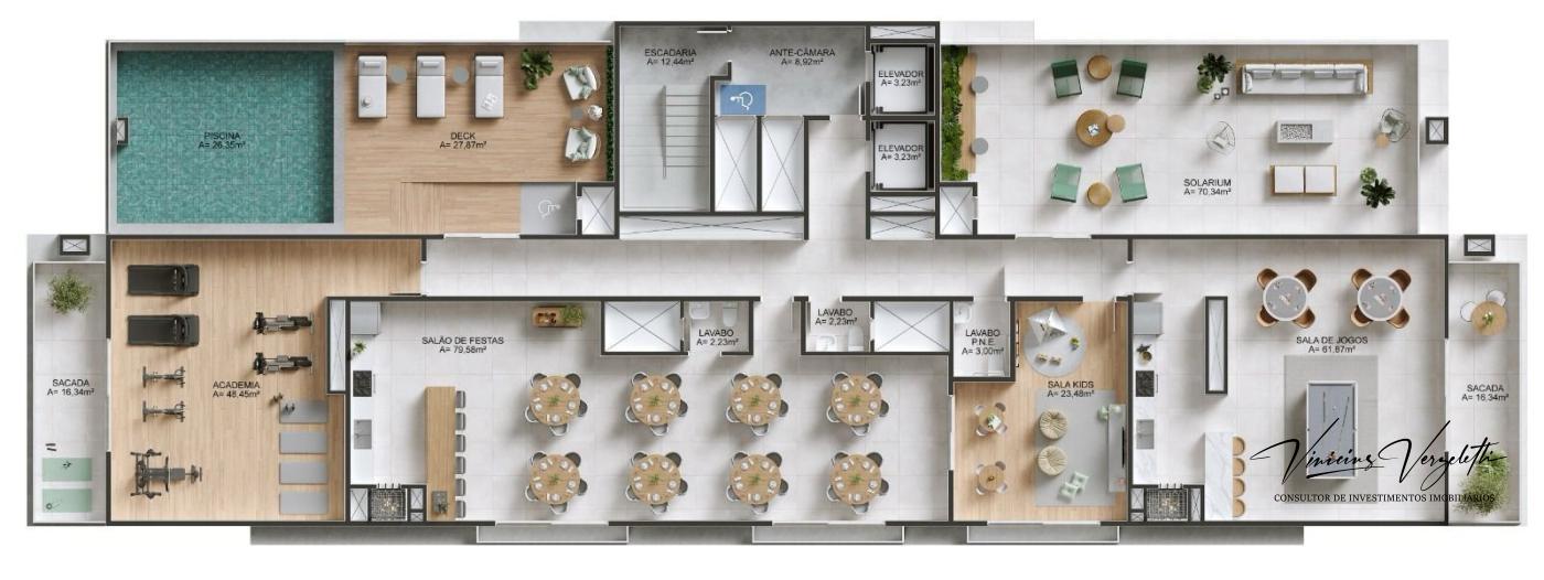 Apartamento à venda com 3 quartos, 69m² - Foto 17