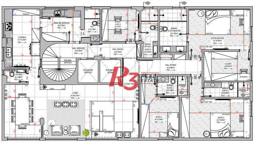 Apartamento à venda com 4 quartos, 250m² - Foto 12