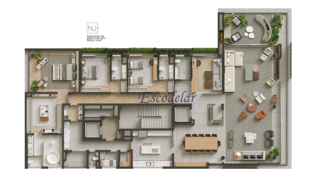 Apartamento à venda com 4 quartos, 398m² - Foto 11