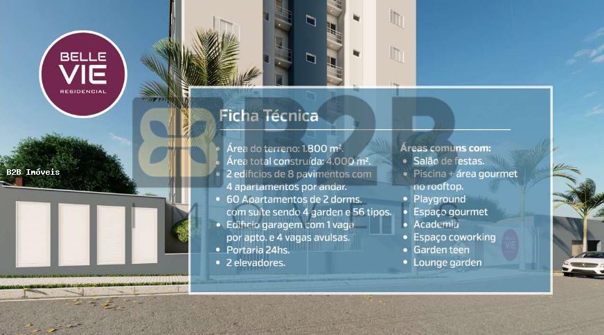 Apartamento à venda com 2 quartos, 59m² - Foto 3