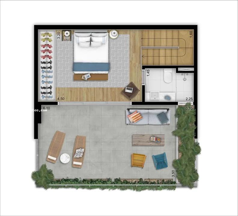 Apartamento para alugar com 1 quarto, 102m² - Foto 10