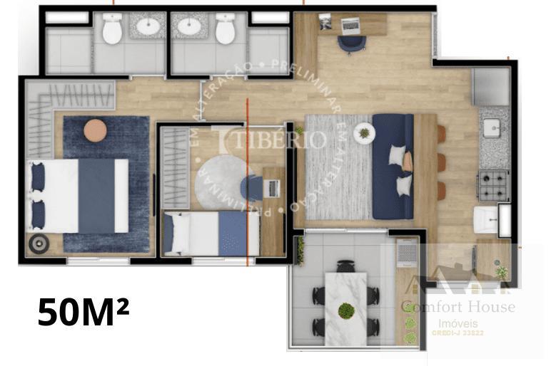 Apartamento à venda com 2 quartos, 50m² - Foto 32