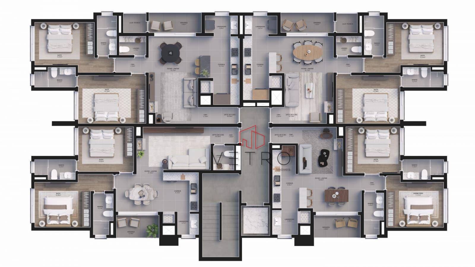 Apartamento à venda com 2 quartos, 119m² - Foto 19