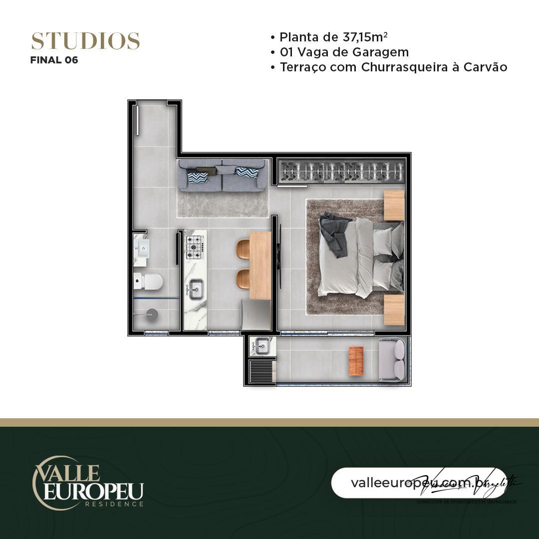 Apartamento à venda com 1 quarto, 39m² - Foto 19