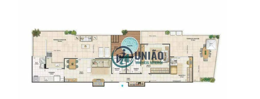 Cobertura à venda com 2 quartos, 134m² - Foto 20