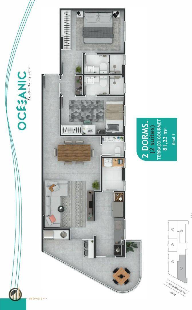 Apartamento à venda com 2 quartos, 67m² - Foto 31