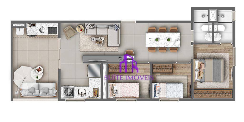 Cobertura à venda com 3 quartos, 70m² - Foto 47