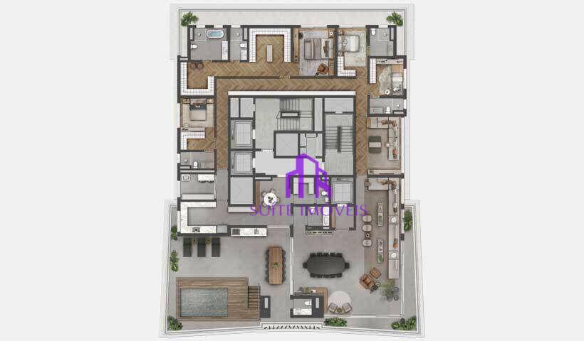 Apartamento à venda com 4 quartos, 333m² - Foto 27