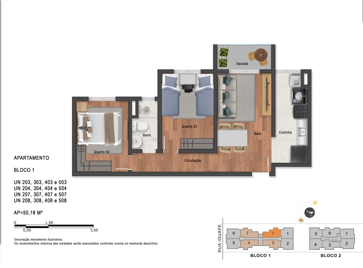 Apartamento à venda com 2 quartos, 50m² - Foto 12