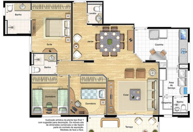 Apartamento à venda com 3 quartos, 120m² - Foto 8