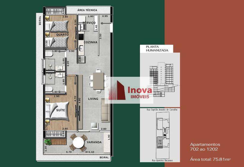 Apartamento à venda com 2 quartos, 79m² - Foto 17